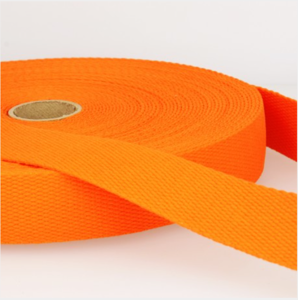Tassenband Katoen 3 cm - Oranje