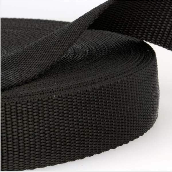 Tassenband Nylon 3 cm - zwart