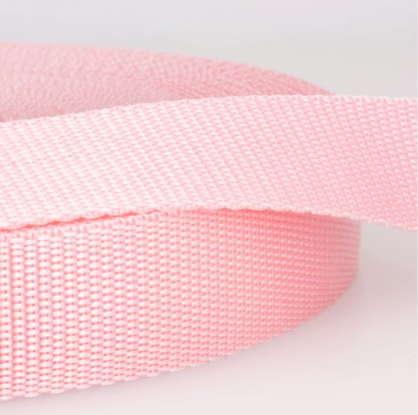 Tassenband Nylon 3 cm - roze