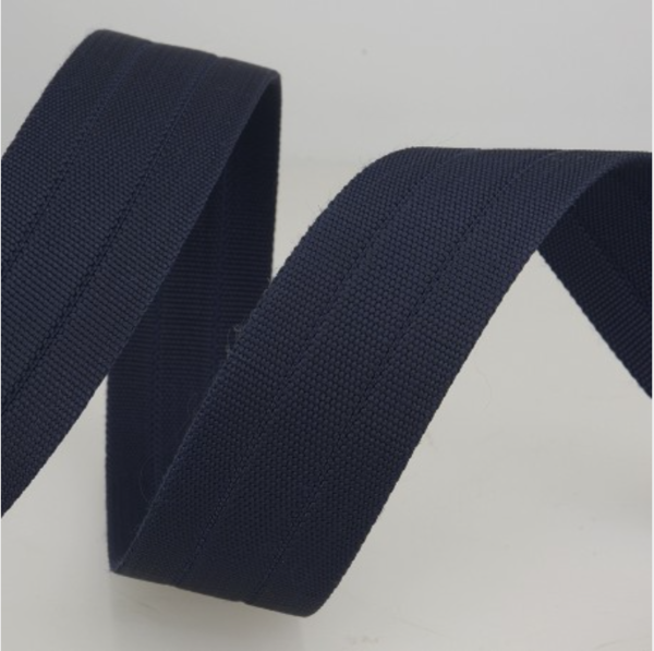 Tassenband Nylon Luxe 3 cm - donkerblauw
