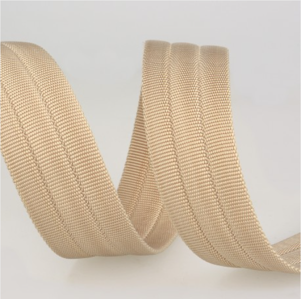 Tassenband Nylon Luxe 3 cm - beige