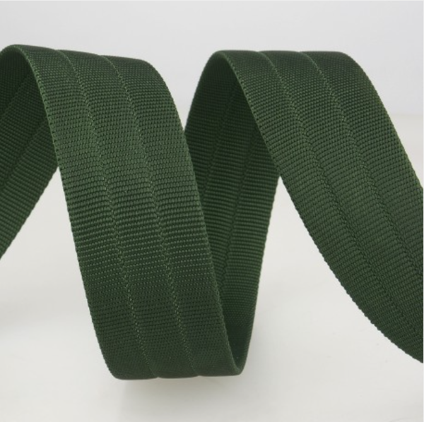 Tassenband Nylon Luxe 3 cm - groen