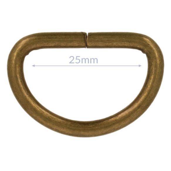 D-ringen 25 mm - brons